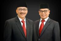 Bupati Pesisir Selatan, Hendrajoni (kiri) dan Wakil Bupati Pesisir Selatan, Risnaldi (kanan). (Dok. Pemkab Pessel)