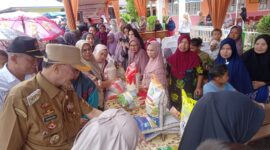 Bupati Pesisir Selatan Tinjau Lokasi Gerakan Pangan Murah