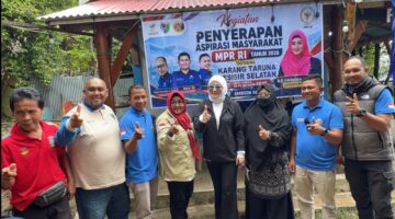 Serap Aspirasi Karang Taruna, Lisda Hendrajoni : Anak-anak muda harus kreatif, inovatif, dan berani mengambil peluang.